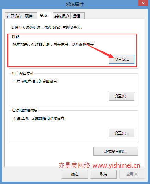 关闭虚拟内存解决win8/8.1硬盘读写占用率高的问题