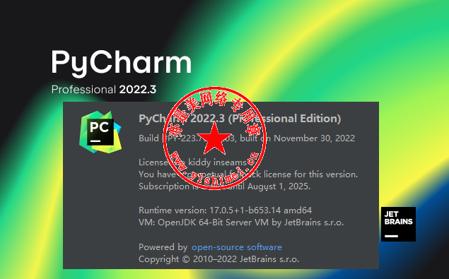 instaling JetBrains PyCharm Professional 2023.1.3