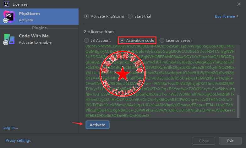 phpstorm activation code phpstorm activation code